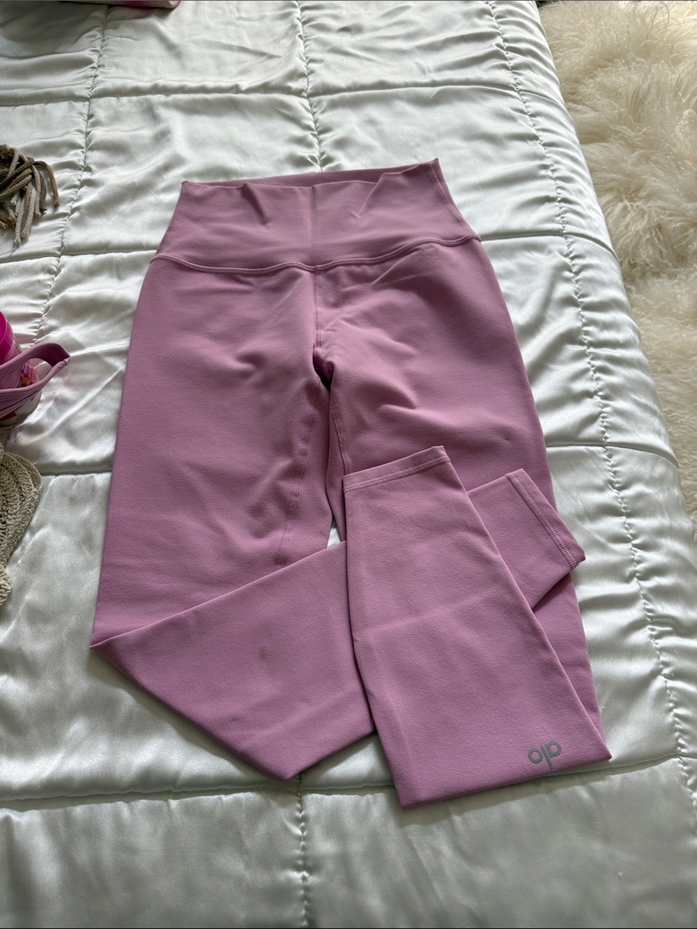 ALO Yoga Mauve Pink Seamless High-Rise Leggings